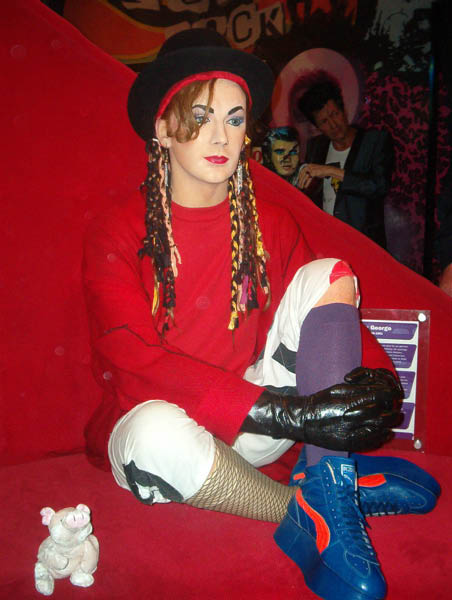 Pickles in Amsterdam - Mme Tussauds - Boy George