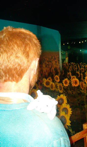 Pickles in Amsterdam - Mme Tussauds - Van Gogh